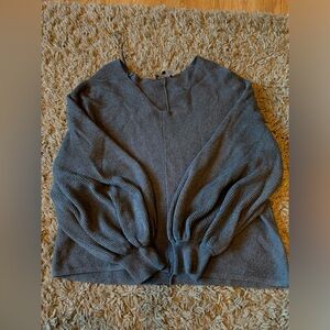 1. State, size XXL, grey, v-neck sweater